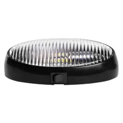 Arcon® 20681 - Oval Clear Lens Black Case LED Porch Light