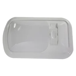 Arcon® 20713 - Euro Style Oblong Surface Mount LED Single Bulb Overhead Light With Switch (8.0"L X 4.8"W)