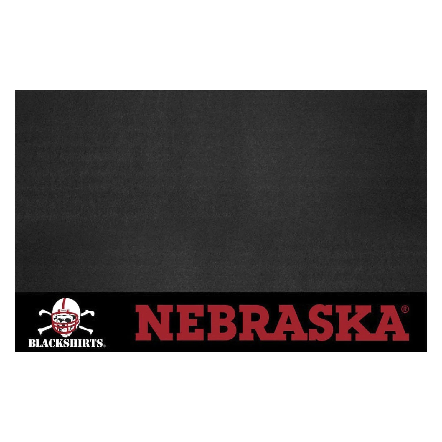 FanMats® 20719 - NCAA University Of Nebraska 26" X 42" Grill Mat With "Blackshirts" Alternate Logo 1 FanMats® 20719 - NCAA University Of Nebraska 26" X 42" Grill Mat With "Blackshirts" Alternate Logo