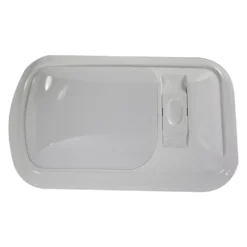 Arcon® 20725 - Euro Style Oblong Surface Mount LED Single Bulb Overhead Light With Switch (8.0"L X 4.8"W)