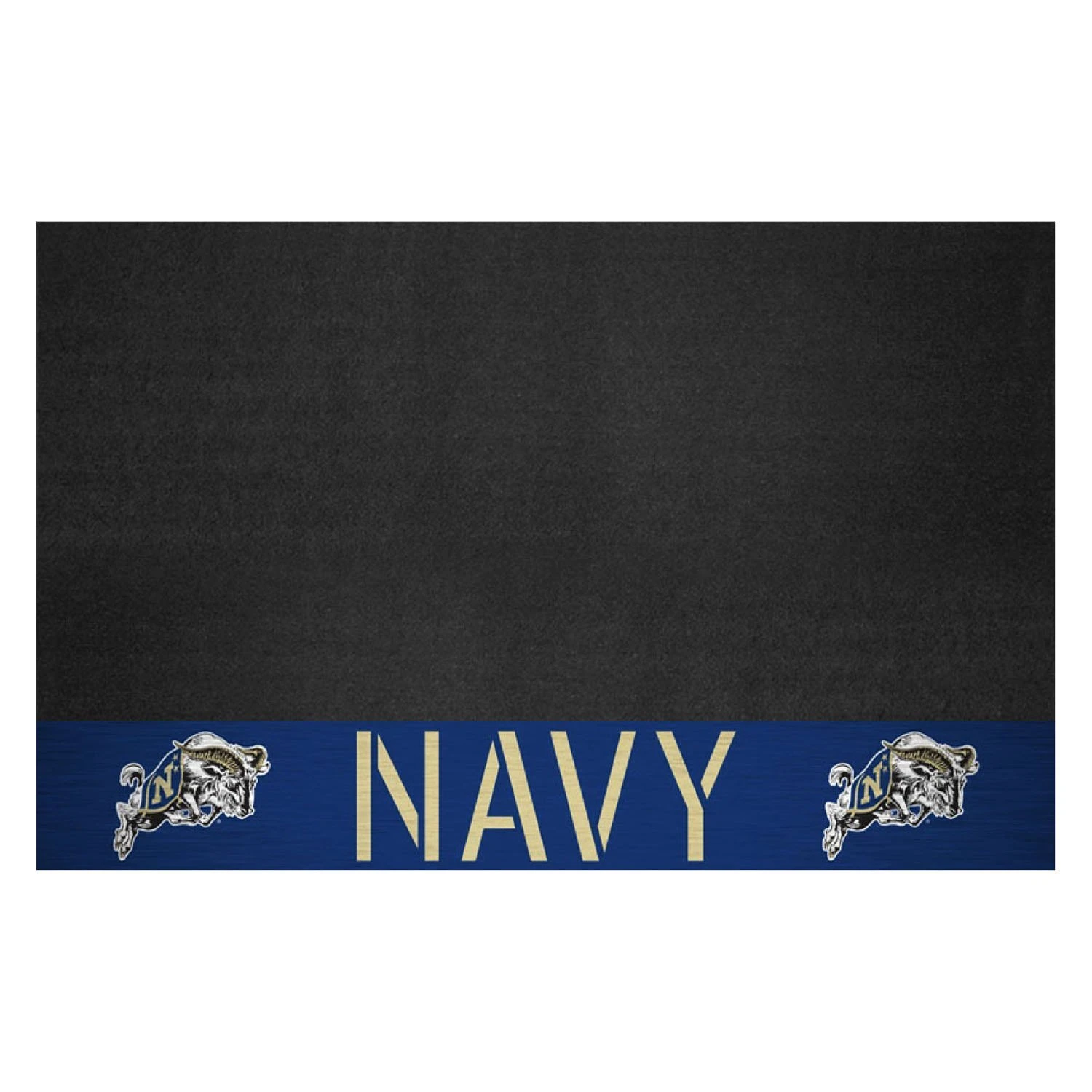 FanMats® 21630 - NCAA U.S. Naval Academy 26" X 42" Grill Mat With "Navy" Wordmark 1 FanMats® 21630 - NCAA U.S. Naval Academy 26" X 42" Grill Mat With "Navy" Wordmark