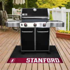 FanMats® 21634 - NCAA Stanford University 26" X 42" Grill Mat With "S With Cardinal" Logo & Wordmark -Magma Store 21634 2