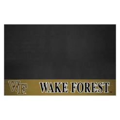 FanMats® 21636 - NCAA Wake Forest University 26" X 42" Grill Mat With "WF" Logo & Wordmark
