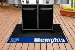 FanMats® 22018 - NCAA University Of Memphis 26" X 42" Grill Mat With "M & Tiger" Logo & Wordmark -Magma Store 22018 2