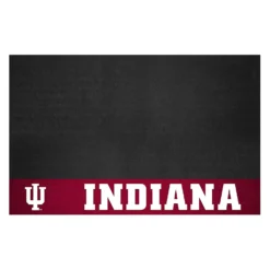 FanMats® 22019 - NCAA Indiana University 26" X 42" Grill Mat With "IU" Logo & "Indiana" Wordmark