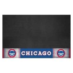 FanMats® 2205 - MLB "1990 Chicago Cubs" 26" X 42" Retro Grill Mat
