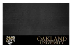 FanMats® 22109 - NCAA Oakland University 26" X 42" Grill Mat With "Grizzly Bear" Logo & Wordmark -Magma Store 22109 2