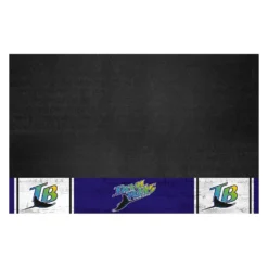 FanMats® 2303 - MLB "1998 Tampa Bay Rays" 26" X 42" Retro Grill Mat