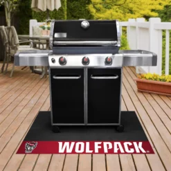 FanMats® 23983 - NCAA North Carolina State University 26" X 42" Grill Mat With "Wolf" Logo & "Wolfpack" Wordmark -Magma Store 23983 2