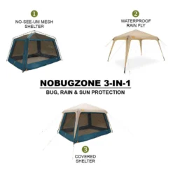 Eureka® - NoBugZone™ 3-in-1 Shelter -Magma Store 2624531 15