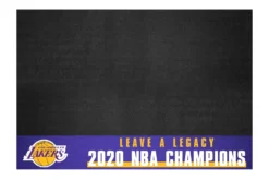 FanMats® 27046 - NBA "Los Angeles Lakers" 26" X 42" Grill Mat With "2020 NBA Champions" Logo -Magma Store 27046 2