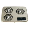 Suburban® 2938ABK - 3 Burners RV Cooktop