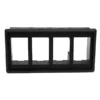 JT&T® - Single SPST On/Off Rectangular Black Illuminated Carling Style Multi Purpose Switches