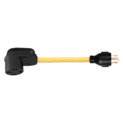 ParkPower® 30450GPA - 12" Dogbone Power Adapter With Handle Grip (30A Locking Male X 50A Locking Female)