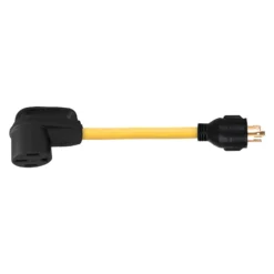 ParkPower® - 12" Dogbone Power Adapter With Handle Grip (30A Locking Male X 50A Locking Female)