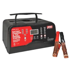 Associated Equipment® 3075A - Portable Smart Charger 6/12 Volt Full?Rate Charger With 75A Engine Start