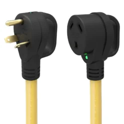 ParkPower® - Weekender™ 10' Extension Power Cord With Handle Grip (30A Male X 30A Female)