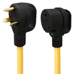 ParkPower® - Weekender™ 50' Extension Power Cord With Handle Grip (30A Straight Male X 30A Locking Female)