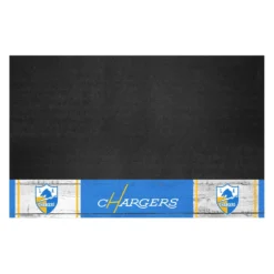 FanMats® 32614 - NFL "Los Angeles Chargers" 26" X 42" Grill Mat With "Chargers Shield" Logo