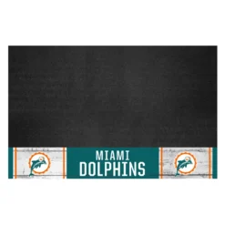 FanMats® 32624 - NFL "Miami Dolphins" 26" X 42" Grill Mat With " Original Dolphin" Logo