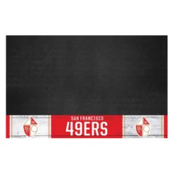 FanMats® 32664 - NFL "San Francisco" 26" X 42" Grill Mat With "49ers Shield" Logo