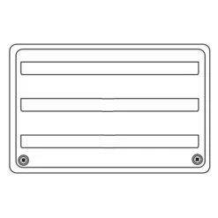Dometic RV® - 13.8"H X 21.6"W Refrigerator Vent