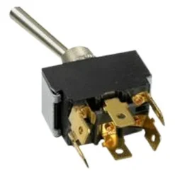 Pollak® - DPDT On/Off/On Silver Toggle Switch
