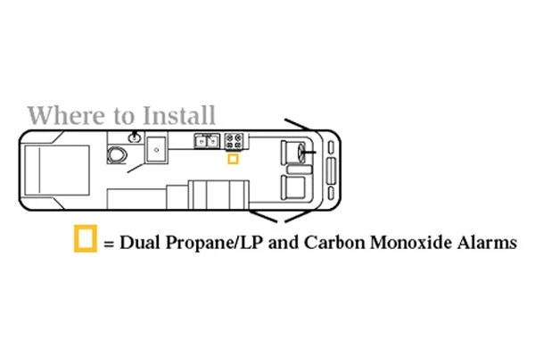 Safe-T-Alert® 35-741-WT - 35 Series™ White Surface Mount CO/LP Gas Alarm 2 Safe-T-Alert® 35-741-WT - 35 Series™ White Surface Mount CO/LP Gas Alarm - Image 2