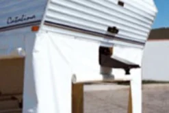 ADCO® 3501 - 5th Wheel Trailer Storage Skirt (Polar White, 64"H X 236"L) -Magma Store 3501 3 1