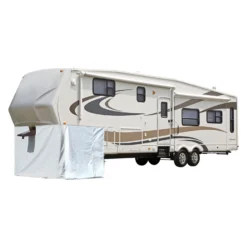 ADCO® 3503 - 5th Wheel Trailer Storage Skirt (Polar White, 64"H X 296"L)