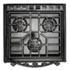 Suburban® 3603A - 3 Burners Slide-In Black/Stainless Steel 5800 RTU RV Cooktop With Deluxe Grate & Clear Glass Cover RV Cooktop