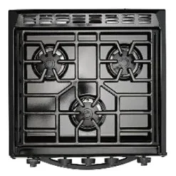 Suburban® 3603A - 3 Burners Slide-In Black/Stainless Steel 5800 RTU RV Cooktop With Deluxe Grate & Clear Glass Cover RV Cooktop