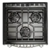 Suburban® 3632A - 3 Burners Slide-In Silver 5800 RTU RV Cooktop With Deluxe Grate & Clear Glass Cover RV Cooktop