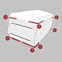 ADCO® 36828 - Designer Series Class A Motorhome Cover (Gray With White Roof, Up To 43') -Magma Store 36828 8