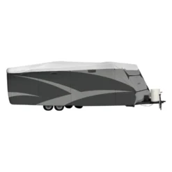 ADCO® 36840 - Designer Series Travel Trailer Cover (Gray With White Roof, Up To 20')