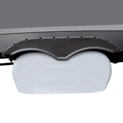 ADCO® 3923 - Ultra Dual Axle RV Wheel Cover (Polar White, 27"-29"Dia)