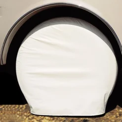 ADCO® 3951 - Ultra Single Axle RV Wheel Covers (Polar White, 33"-35"Dia) -Magma Store 3951 2