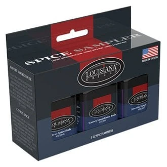 Louisiana Grills® - 3.0 Oz. 3 Oz. 3-Pack Sampler 1 Louisiana Grills® - 3.0 Oz. 3 Oz. 3-Pack Sampler