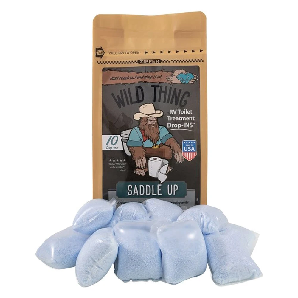 Camco® 41473 - Drop-Ins™ 17.5 Oz. Saddle Up Wild Thing Toilet Treatment (10 Pieces) 1 Camco® 41473 - Drop-Ins™ 17.5 Oz. Saddle Up Wild Thing Toilet Treatment (10 Pieces)