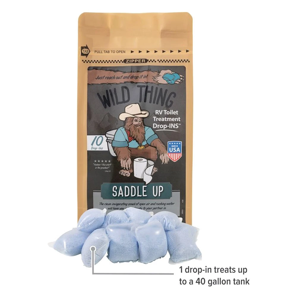 Camco® 41473 - Drop-Ins™ 17.5 Oz. Saddle Up Wild Thing Toilet Treatment (10 Pieces) 4 Camco® 41473 - Drop-Ins™ 17.5 Oz. Saddle Up Wild Thing Toilet Treatment (10 Pieces) - Image 4