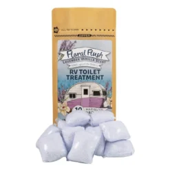 Camco® 41490 - Drop-Ins™ 17.5 Oz. Lavender Vanilla Floral Flush Toilet Treatment (10 Pieces)