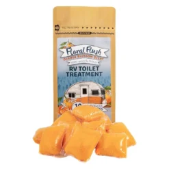 Camco® 41491 - Drop-Ins™ 17.5 Oz. Orange Blossom Floral Flush Toilet Treatment (10 Pieces)