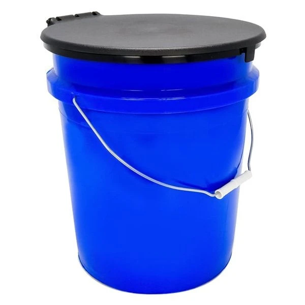 Camco® - Blue Toilet Bucket With Seat 5 Camco® - Blue Toilet Bucket With Seat - Image 5