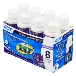 Camco® 41551 - Singles™ 4 Oz. Lavender Toilet Treatment (8 Pieces)