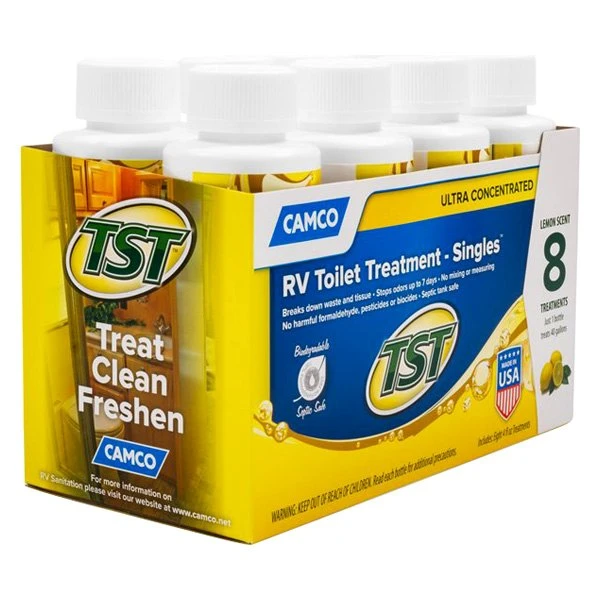 Camco® 41571 - Singles™ 4 Oz. Lemon Toilet Treatment (8 Pieces) 3 Camco® 41571 - Singles™ 4 Oz. Lemon Toilet Treatment (8 Pieces) - Image 3