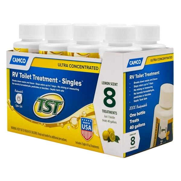 Camco® 41571 - Singles™ 4 Oz. Lemon Toilet Treatment (8 Pieces) 4 Camco® 41571 - Singles™ 4 Oz. Lemon Toilet Treatment (8 Pieces) - Image 4
