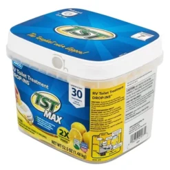 Camco® 41577 - TST MAX Drop-Ins™ 52.5 Oz. Lemon Toilet Treatment (30 Pieces) -Magma Store 41577 3