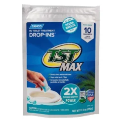 Camco® 41613 - TST MAX Drop-Ins™ 17.5 Oz. Ocean Breeze Toilet Treatment (10 Pieces) -Magma Store 41613 3