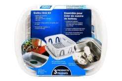 Camco® 43517 - Black Plastic Galley Sink Kit -Magma Store 43517 5 1
