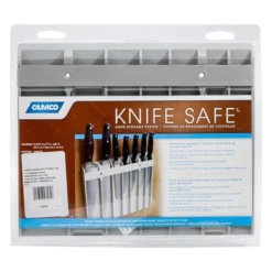 Camco® 43585 - Knife Safe™ Gray Plastic Knife Storage System -Magma Store 43585 5
